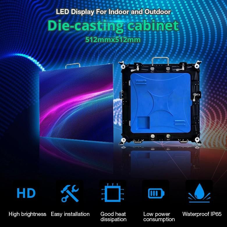 High Refresh Rate Indoor Full Color P2 SMD2121 LED Billboard Display Screen