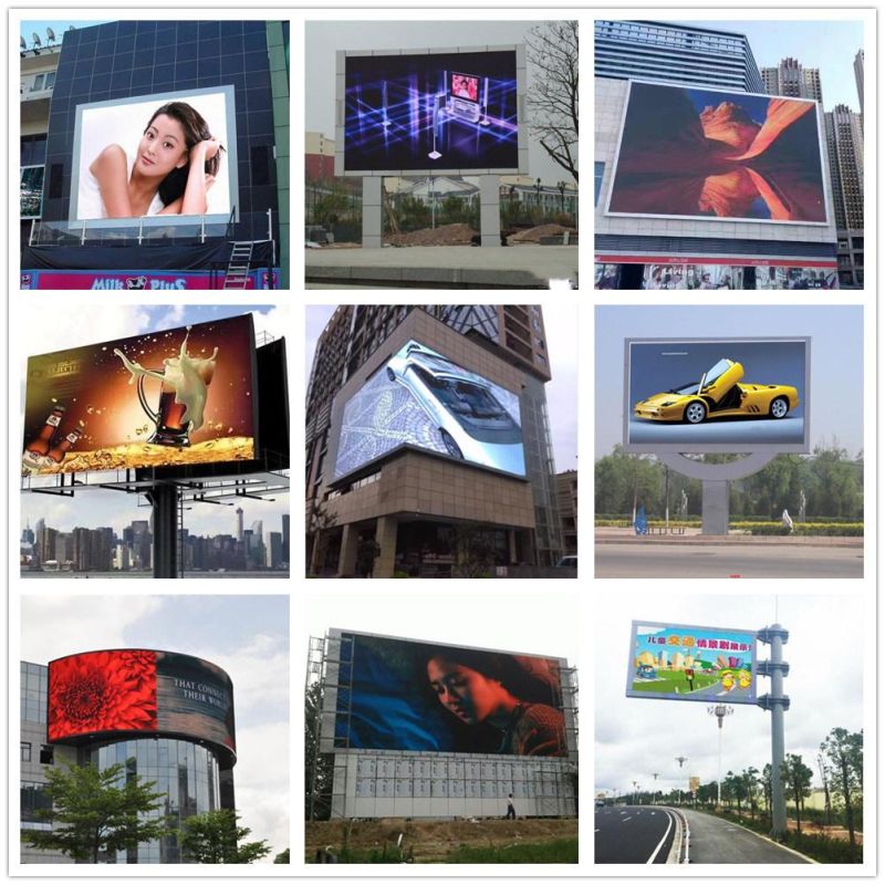 Outdoor Giant TV Screen Panel Full Color P8 LED Digital Sign Factory