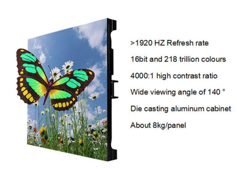 Wide Viewing Angle Indoor Rental Screen High Definition LED Display