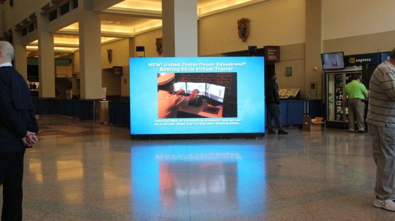 Rental P3.91 Indoor 500X1000mm Slim Cabinet LED Video Wall Panel Sign