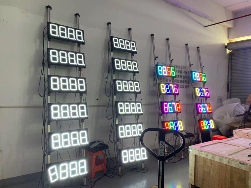 Colorful LED Gas Price Sign 10inch Colorful LED Gas Price Sign 88.88