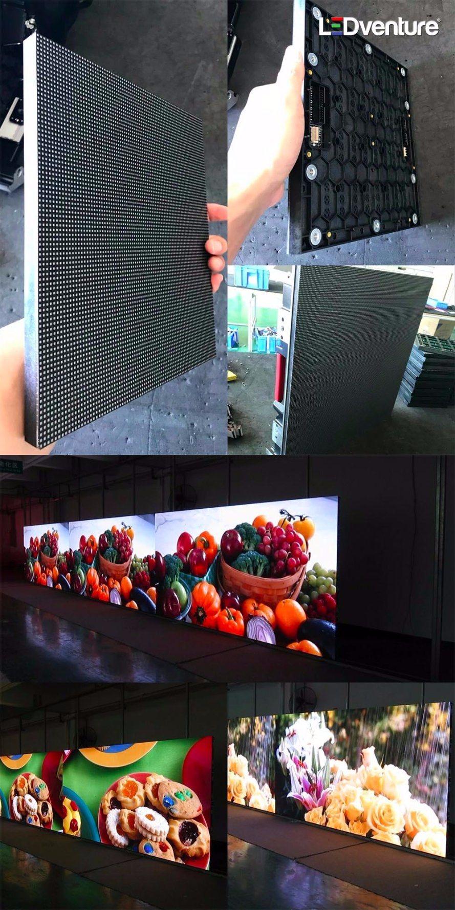 P3.91 Full Color 500mmx500mm Module Outdoor Rental LED Display Panel