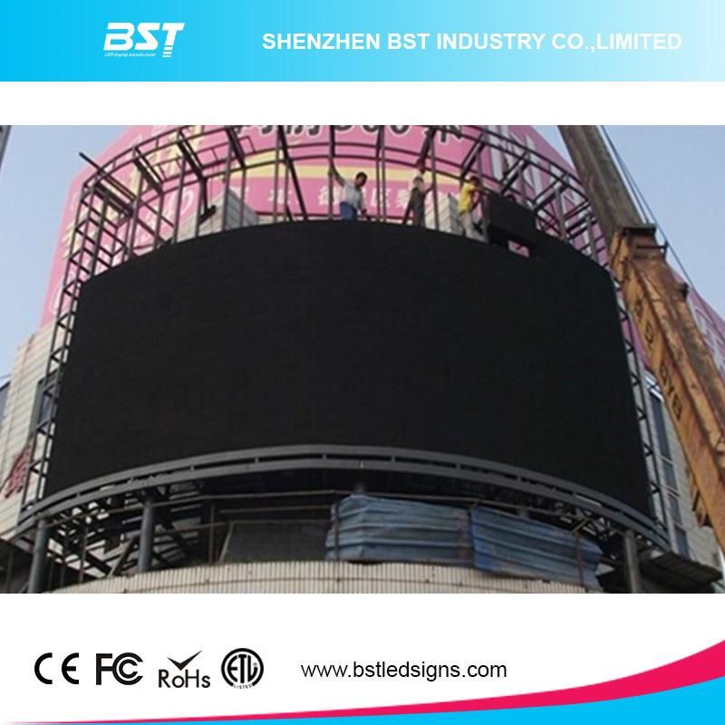 P8 HD SMD 3535 Outdoor Curved LED Screen 1r1g1b for Shopping Mall / Airport