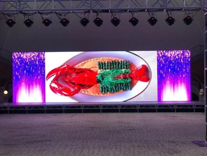 High Quality P2.97 Indoor Advertising Curved LED Video Wall Display