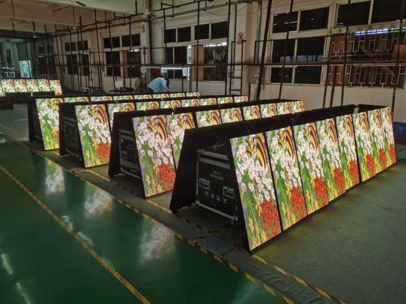 Full Color P4.81 Rental LED Display with Die-Casting Aluminum Panel 500X1000 mm Screen Billboard Module