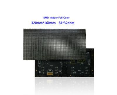320X160mm SMD3528 1500nits P5 Indoor LED Display Module