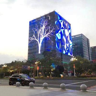 P3.91 -7.8 Outdoor Window Full Color LED Transparent Display Screen for Advertising