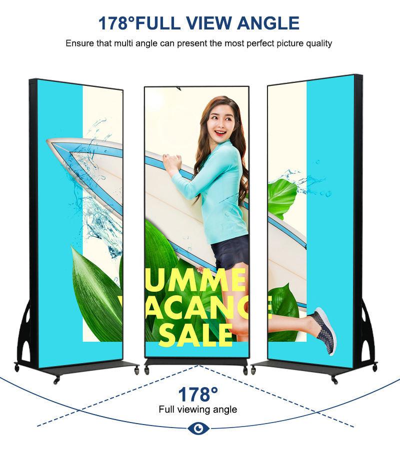 P1.86 P2 P2.5 Advertising Digital Signage LED Poster Screen