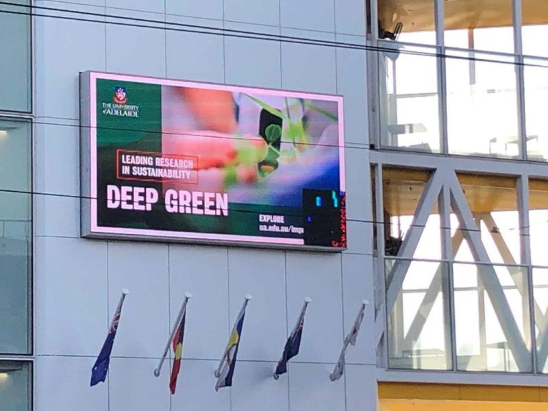 Flip up Front Service LED Screen P5 Outdoor LED Display Wall-Mounted Advertising Billboard