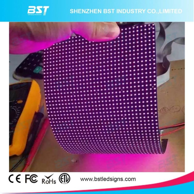 Indoor P5mm Soft Flexible LED Modules with Any Shape