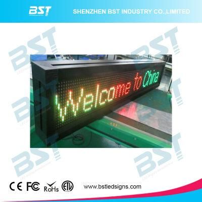 Tri-Color Programmable Indoor DOT Matrix LED Moving Sign