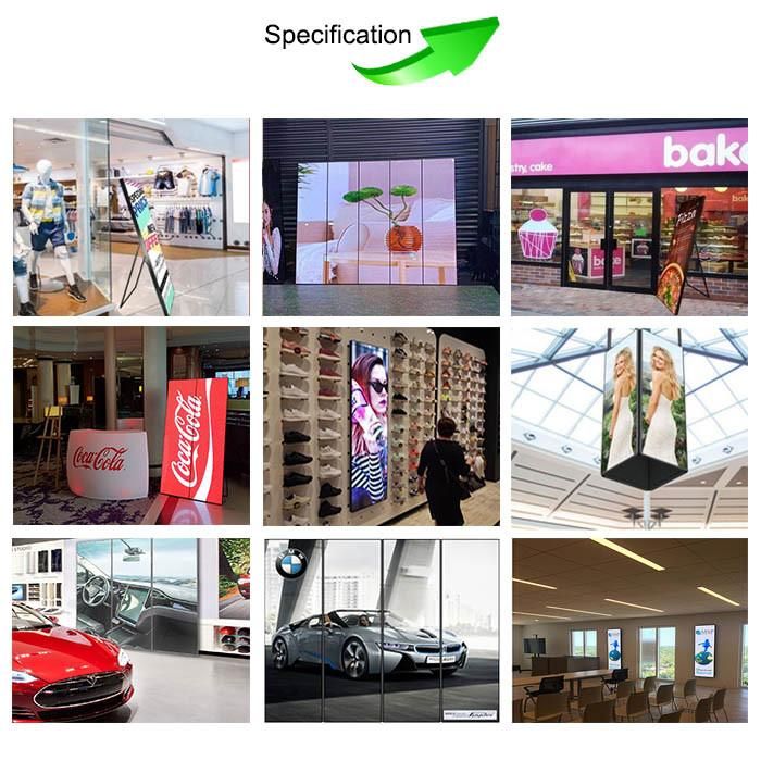 Portrait Standing LED Poster P2.5mm Indoor Advertising Display