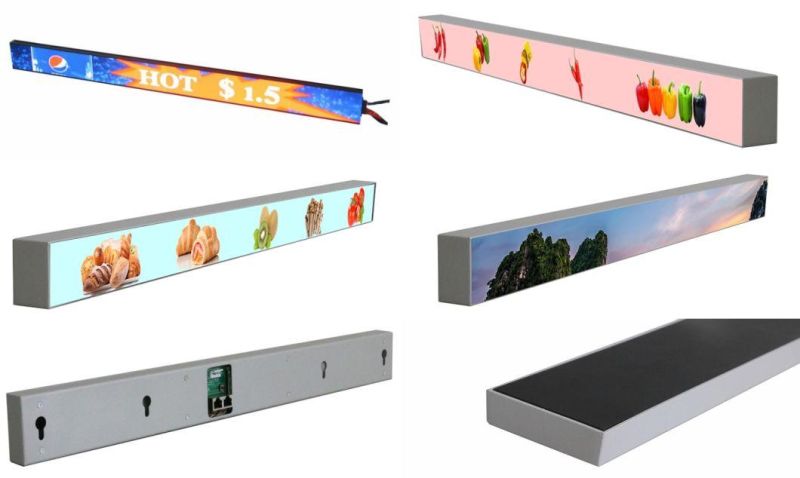 600mmx56.25mm LED Sign P1.25 COB Shelf LED Display Billboard