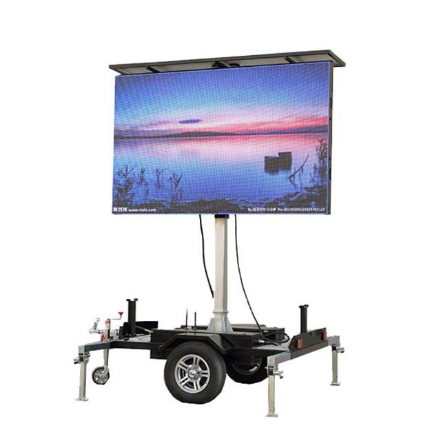 High Brightness Waterproof P10 Moving Advertising Trailer Truck LED Display