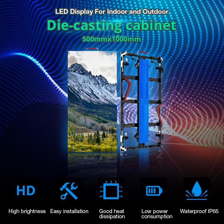 High Refresh Rate Outdoor P3.91 SMD1921 Advertising Display