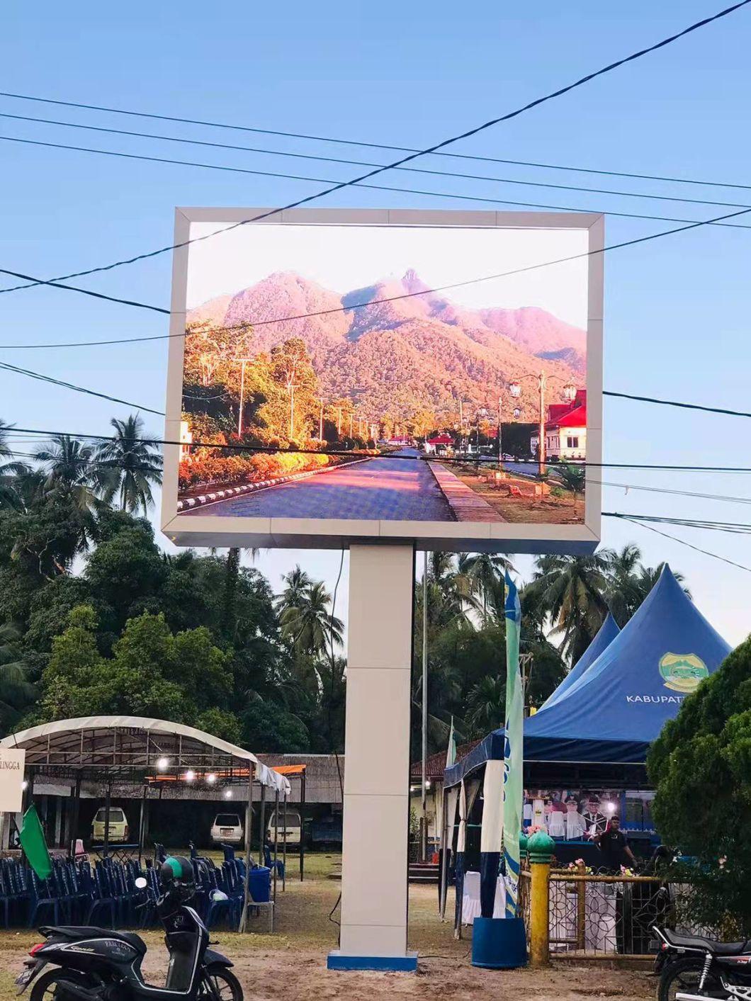 Outside P10 Outdoor LED Advertising Commercial Video Display Screen Billboard Price LED Modules Display