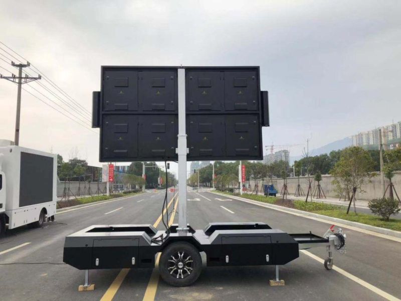 LED Mobile Trailer Outdoor Full Color Display Screen for Advertising