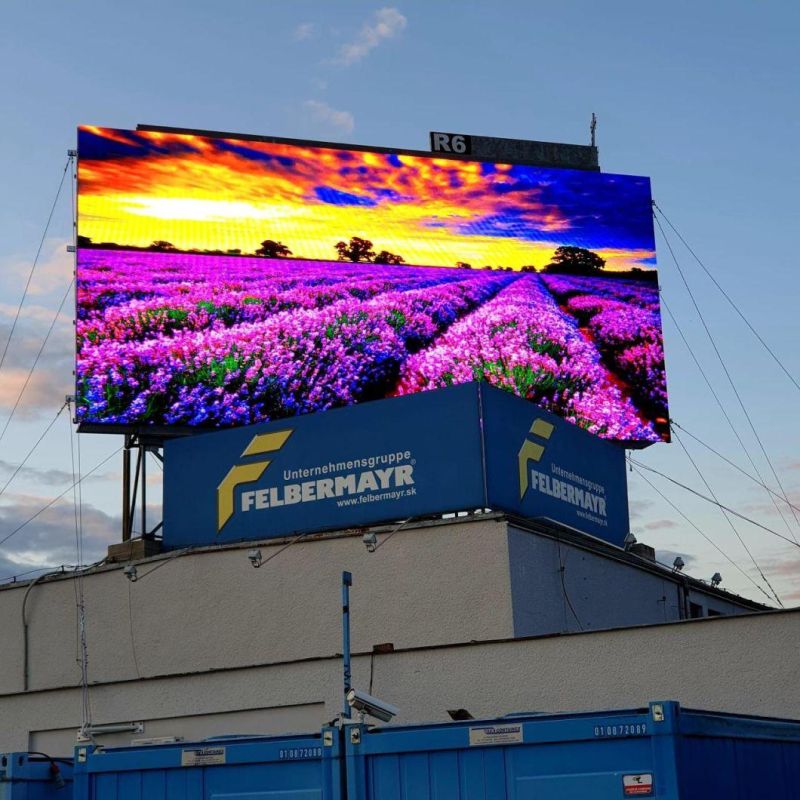 Uniple Standing P5mm Outdoor Waterproof High Brightness Full Color LED Billboard Display Screen