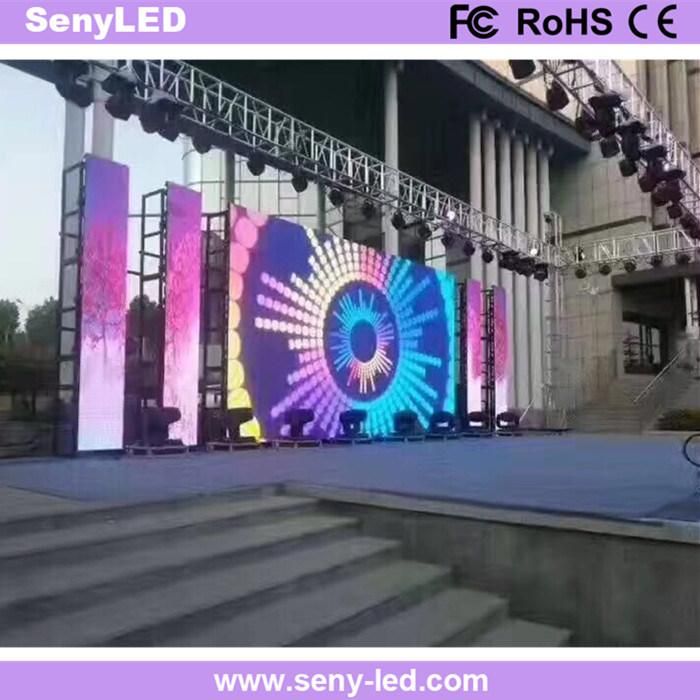 Indoor/ Outdoor 4.81mm Full Color Video Advertising Wall LED Display for Stage Performance