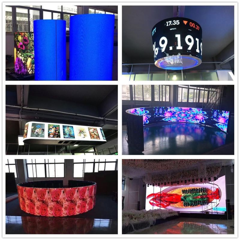 P2/P2.5/P3 Flexible Module Folded Display Rubber Soft LED Screens