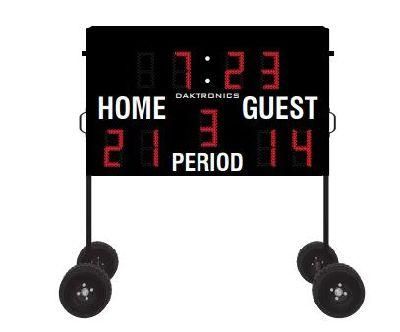 1.32m*0.864m Portable Battery Football Outdoor LED Scoreboard