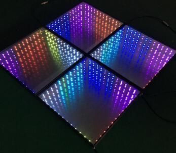 Wireless Control 3D Infinity Dance Floor Mirror Dance Floor LED Display