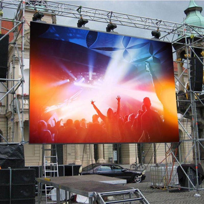 Factory Stock P3.91 Outdoor Rental Waterproof LED Display Screen with 500mm*1000mm Cabinet