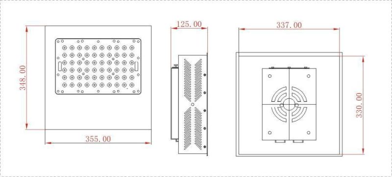 High Brightness 120W LED Canopy Light for Gas Fuel Petrol Station Canopy Lamps