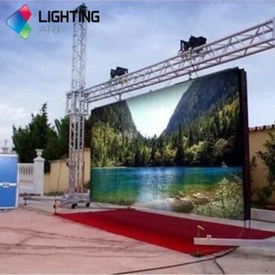 Factory Price Custom Design Outdoor Waterproof LED Advertising Panels for Stage Backdrops with Display Cabinet