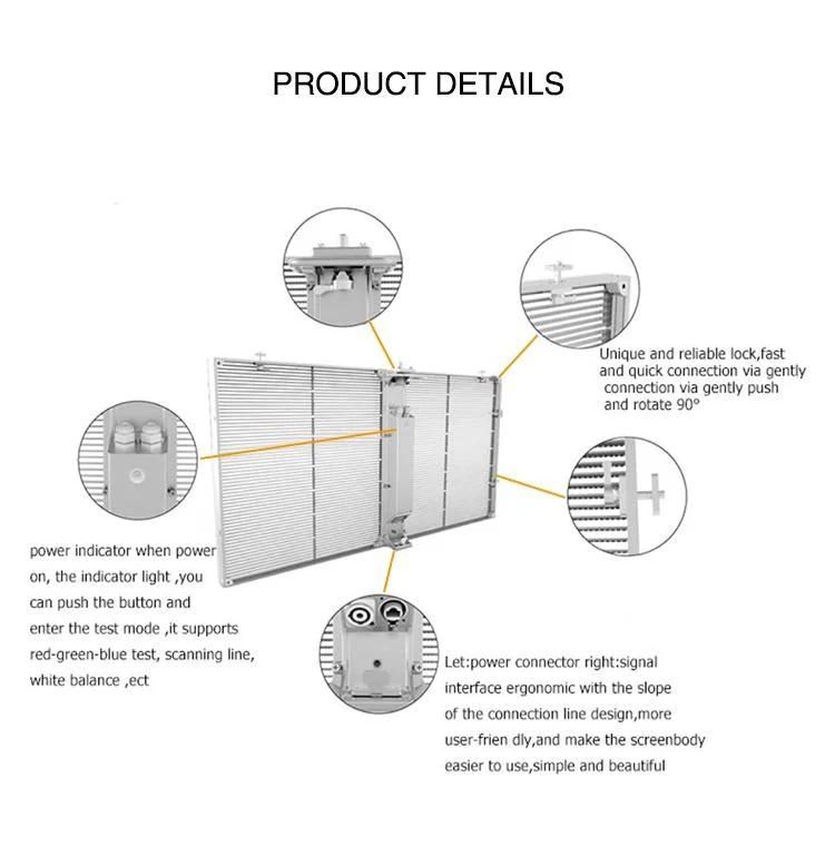 P3.96*7.81 High Transparency Rate Window Wall LED Display Screen See Through Glass Advertising Wall Display