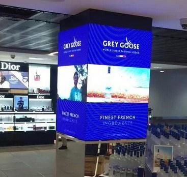 New Product P4.81 Cube LED Advertising Display Screen for Shopping Mall Airport