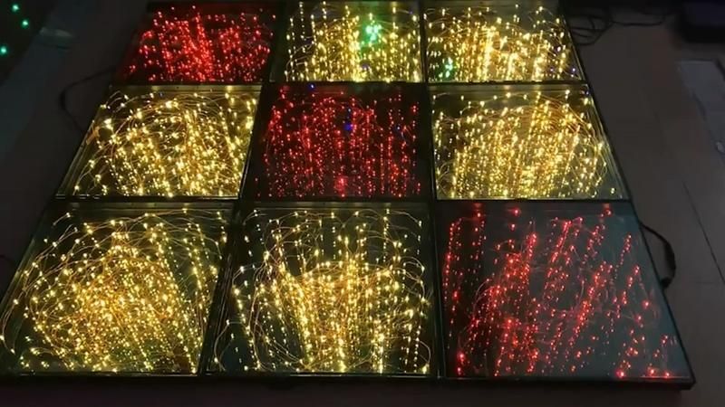 Dance Floor LED Display 3D Starry Mirror Dance Floor LED Panel