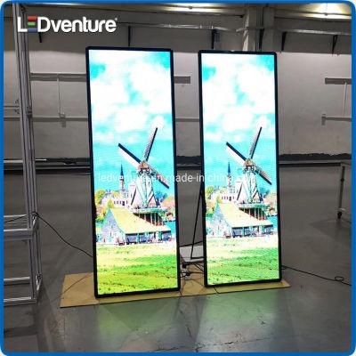 Indoor Outdoor Standing Advertising LED Screen Poster