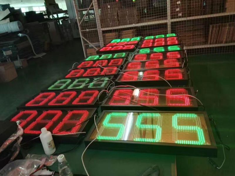 IP65 Outdoor Gas Station LED Price Sign Gas Price Display