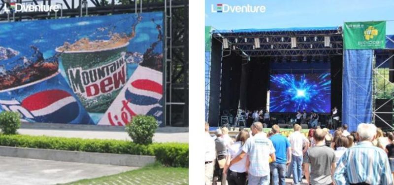 High Brightness P2.6 Outdoor Rental Stage Background LED Display