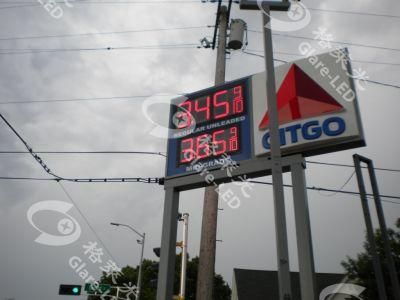 Remote Control Outdoor LED Digital Number Sign LED Gas Station Price Sign