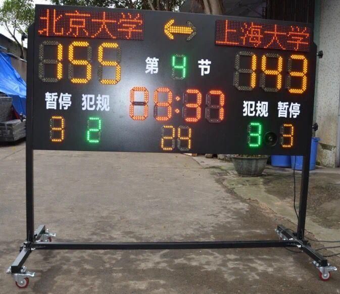 IP65 Waterproof LED Signs China LED Digital Basketball Football Scoreboard Display