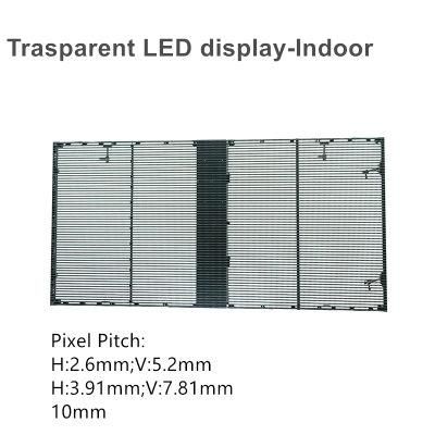 P3.91 P5.2 P7.81 P10 Inhesive Outdoor HD Large Stage Curtain Film Panel Pantallas LED Glasses Ecran LED Transparent Screen Display
