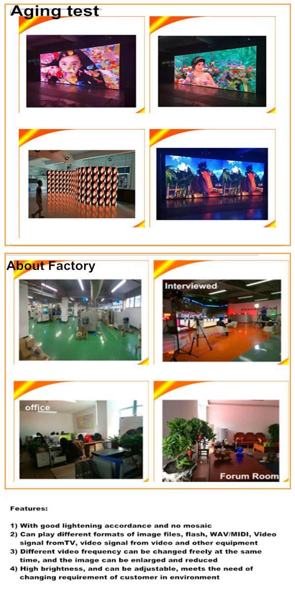 Fws P5 High Contrast Indoor Rental LED Display Screen Cc, CF