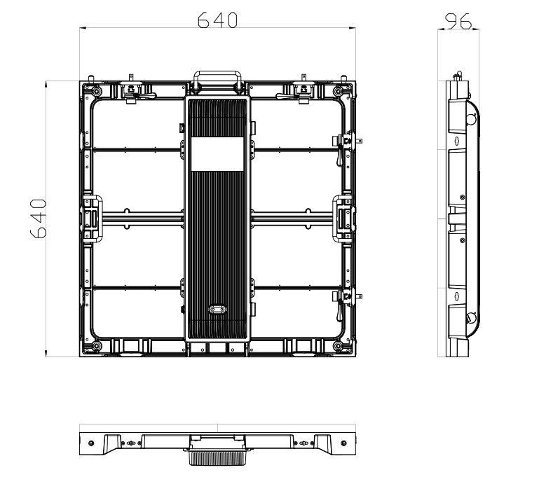 High Brightness P6 Wateproof Outdoor Stage Rental LED Display Panel