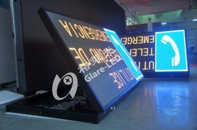 Outdoor LED Display for Lane Control for Driver Information Toll Plaza Signs