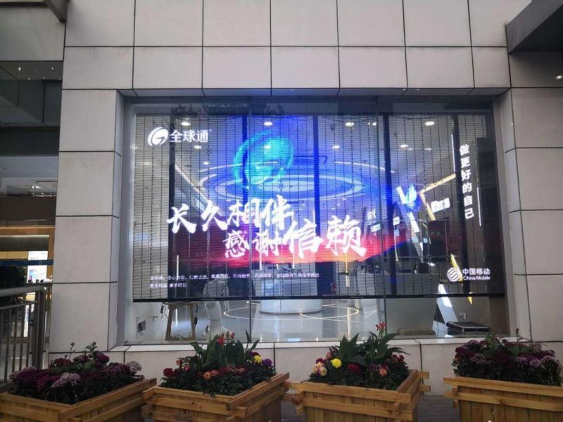 Ckgled Outdoor P3.9-7.8 LED Transparent LED Display/LED Glass Display Screen for Stage Show/Outside Wall