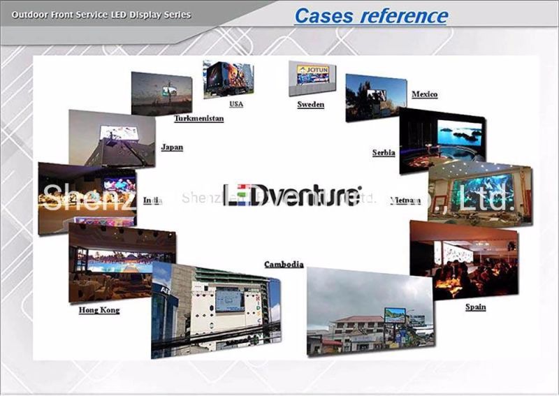 Outdoor Front Service P4.81mm Video Wall Screen Advertising LED Display