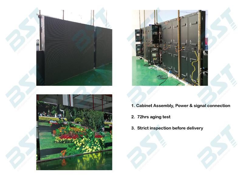 Outdoor Advertising LED Display Video Board P10 for Advertising, 6500 CD/M2