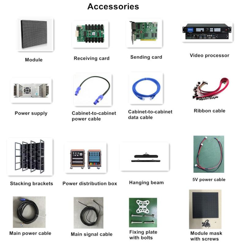 P2.5mm Advertising Panel SMD LED Video Wall for Concert Stage Rental