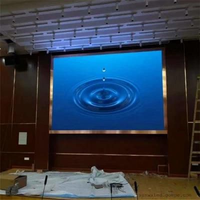 Full Color 1r, 1g, 1b Fws Cardboard and Wooden Carton Billboard Indoor LED Screen