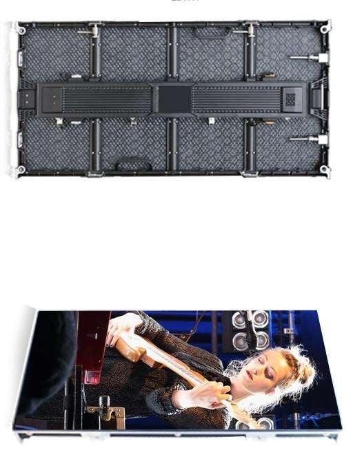 2.5m Width*1mheight Indoor P3.91 LED Display Super Thin and Light Weight LED Cabinet Display