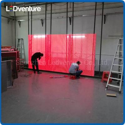 Indoor Transparent P7.8X15.6 Glass Window LED Billboard Displays