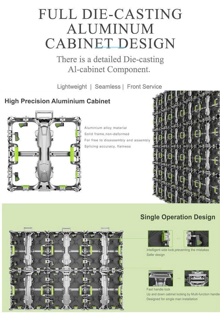 Kensun SMD2121 Ready to Ship P3.91 LED Panel 500*1000mm Stage Background LED Screen