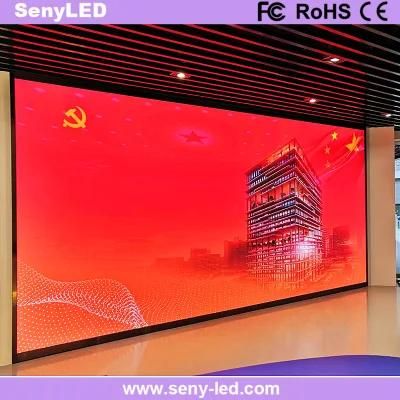 16FT X 9FT Full Color P2.5mm LED Video Wall Indoor LED Display Screen with Aluminum Die-Casting Cabinet